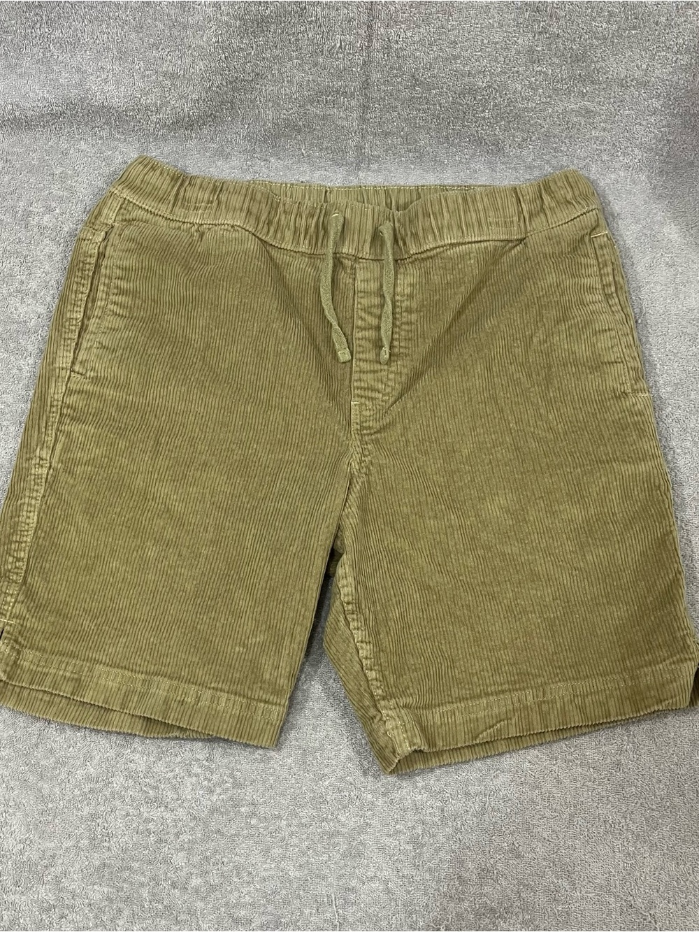 Hang-Ten Corduroy Shorts Medium 32x7 Khaki Beige Tan Bermuda